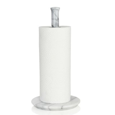 White Marble Tissue Holder
