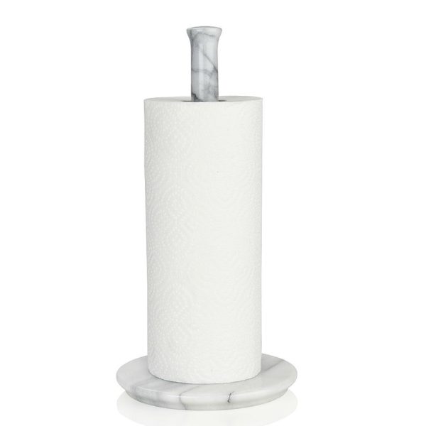 White Marble Tissue Holder