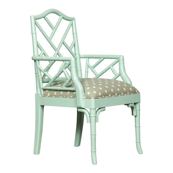 Glenda Bamboo Dining Armchair - Image 2