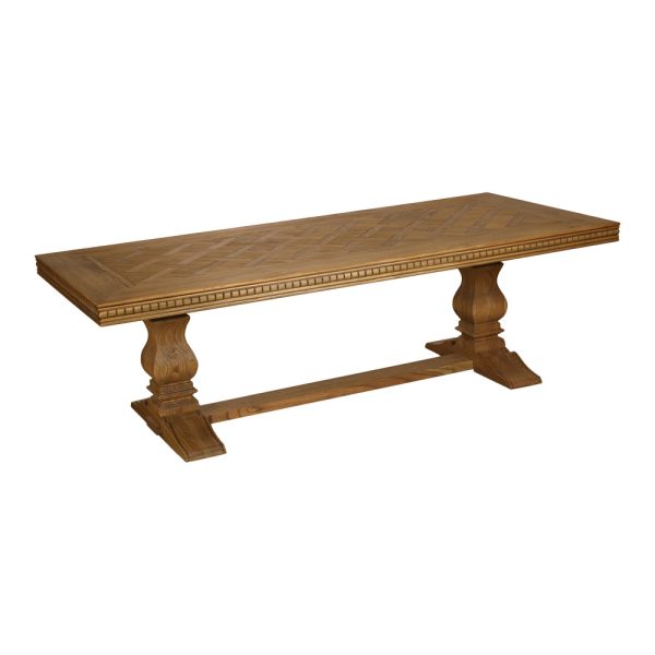 Pilton Fixed Parquet Dining Table - Image 3