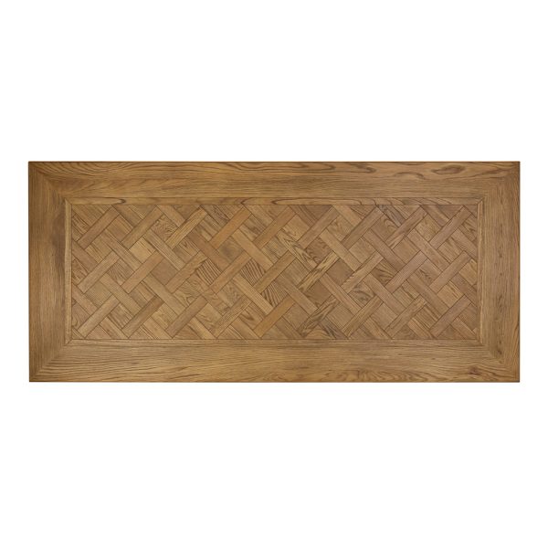 Pilton Fixed Parquet Dining Table - Image 5