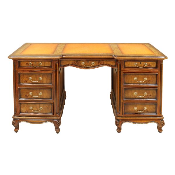Versailles Desk with Leather - Image 2