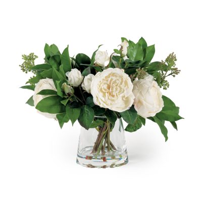 Champagne Rose Center Piece in Water