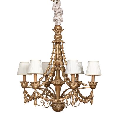 Roberto Giovannini – 6 Lights Chandelier - Elite Oro Leggero