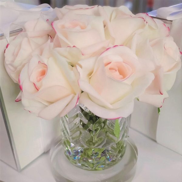 Herringbone Flower - Pink Blush Rose Buds - Image 2