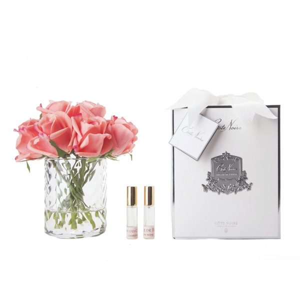 Herringbone Flower - Peach Rose Buds - Image 3