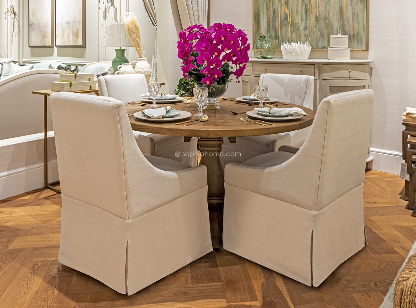Universal modern townsend castered dining chair online