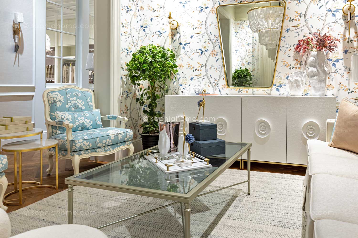 Living-room-furniture-Glass-Top-Coffee-Table-6