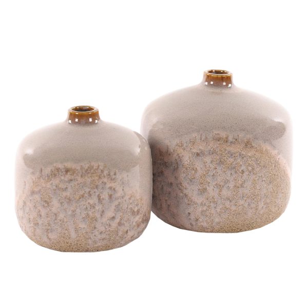 Lilac Glaze Ceramic Vase
