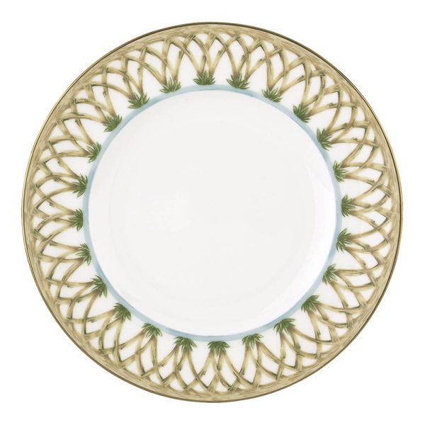 24cm British Colonial Bamboo Accent Plate