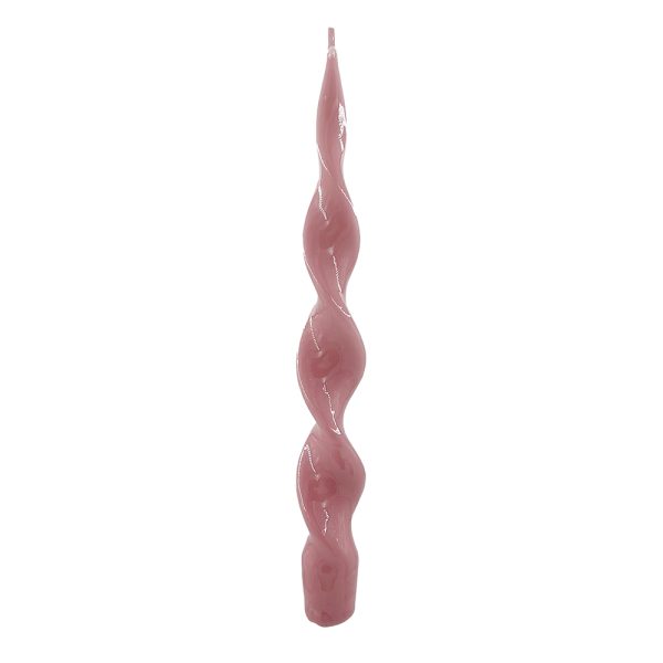 Rosa Pavlova Shiny Spiral Candle