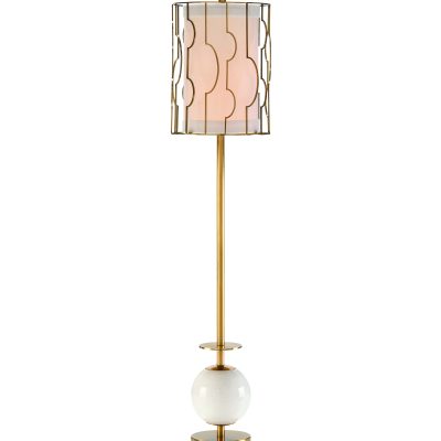 Antique Brass Shade Table Lamp