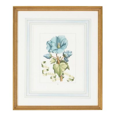 Bl Floral with Ribbon A