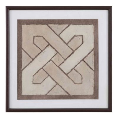 Knotted Tiles II Framed Print