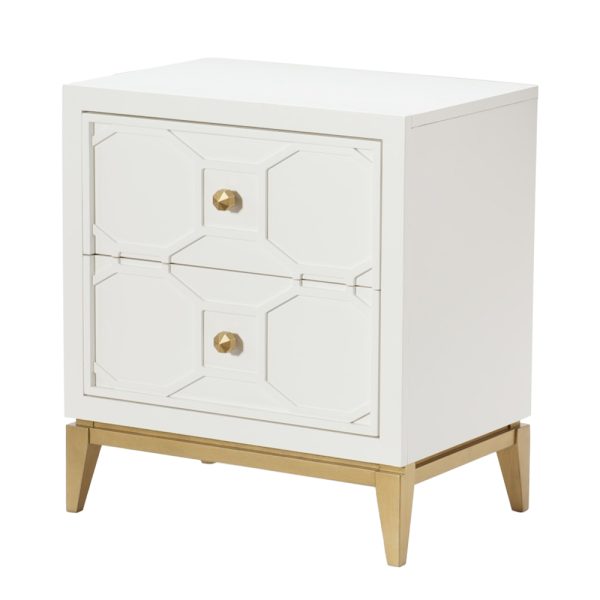 Rachel Ray Lattice Bedside Table
