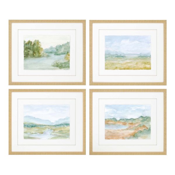 Watercolour Set of 4