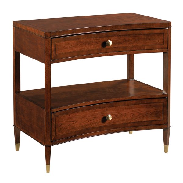 Julian Two Drawer Bedside Table