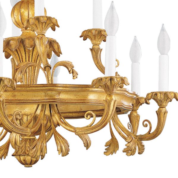 RG Caroline 12 Lights Chandelier - Image 3
