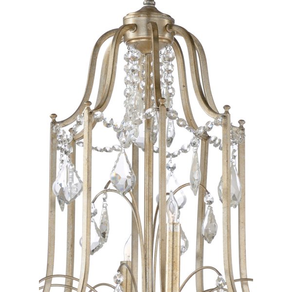 Buckhead Large Chandelier - Silver - Image 2