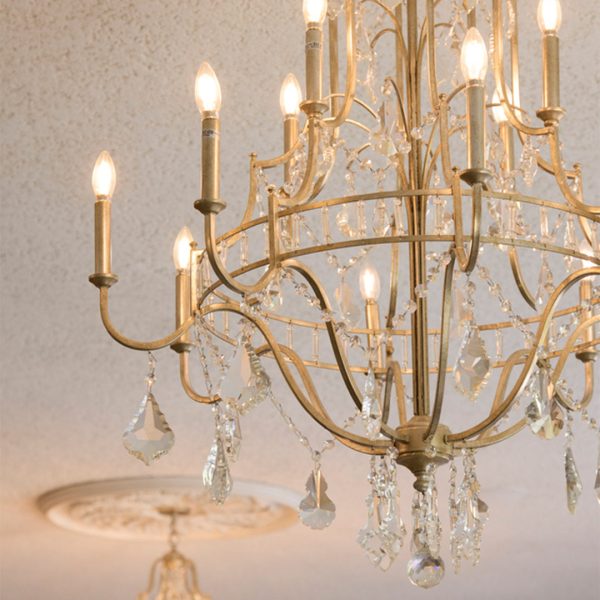 Buckhead Large Chandelier - Silver - Image 4