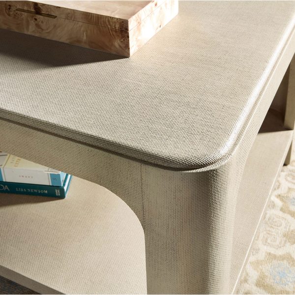 Raffia Rectangle Cocktail Table - Image 5