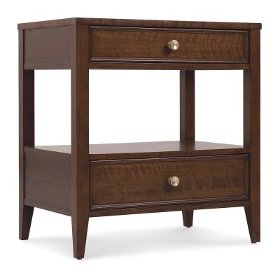 Archives Two-Drawer Bedside Table