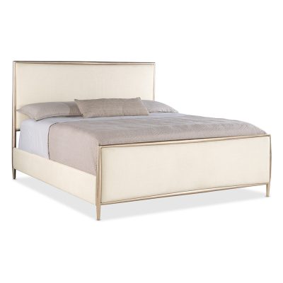 Westwood King Upholstered Metal Bed