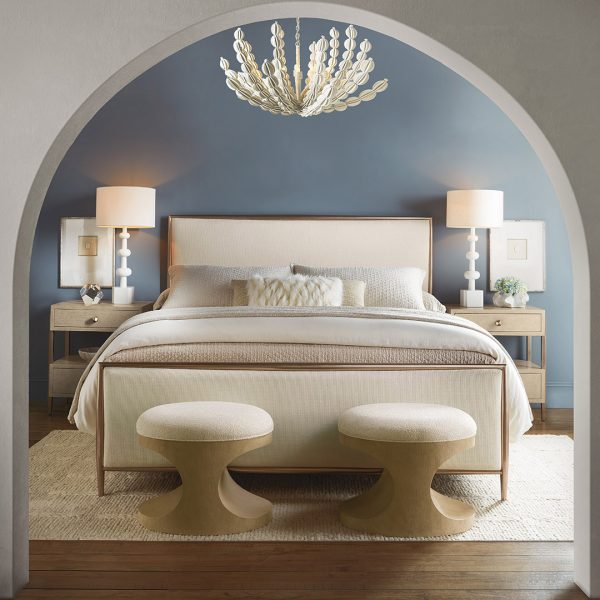 Westwood King Upholstered Metal Bed - Image 5