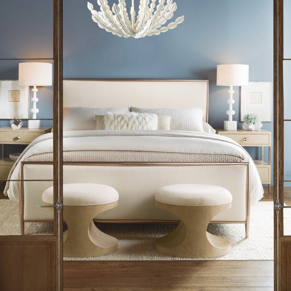 Westwood King Upholstered Metal Bed - Image 4