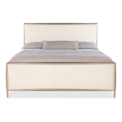 Westwood King Upholstered Metal Bed