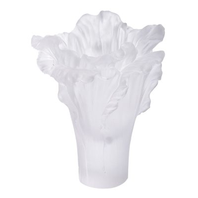 Frosted White Vase