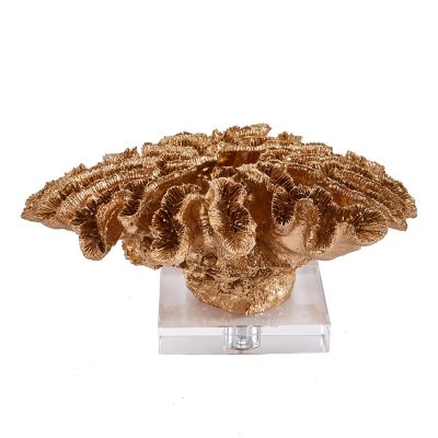 Coral Reef Scuplture - Gold