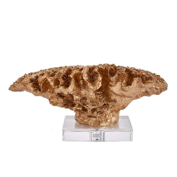 Coral Reef Scuplture - Gold - Image 2