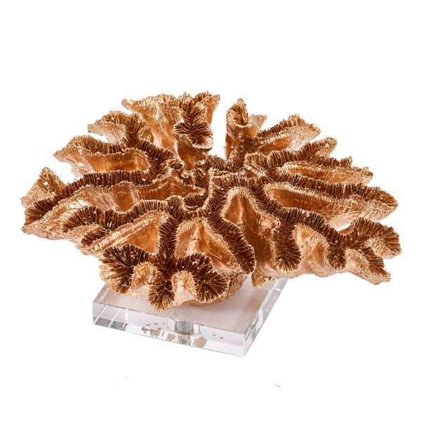 Coral Reef Scuplture - Gold - Image 3