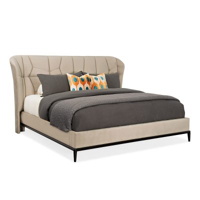 Vector Upholstered King Bed
