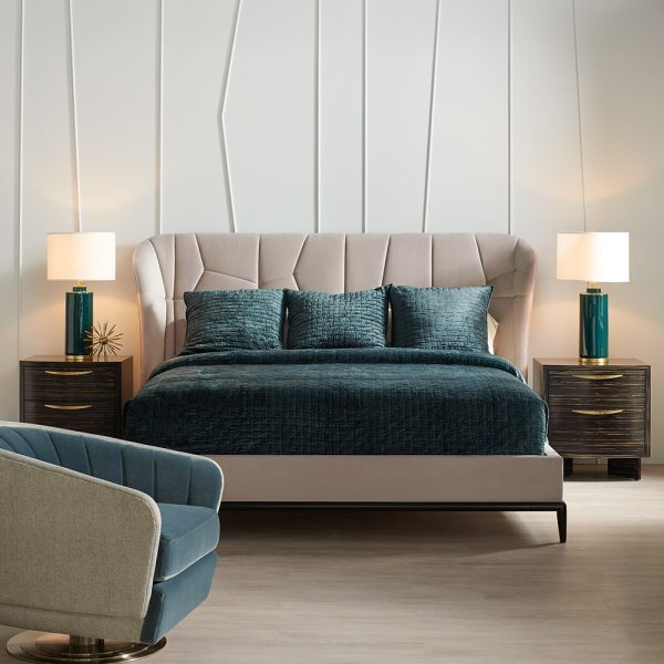 Vector Upholstered King Bed - Image 3