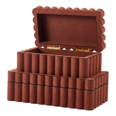Garnet Leather Box