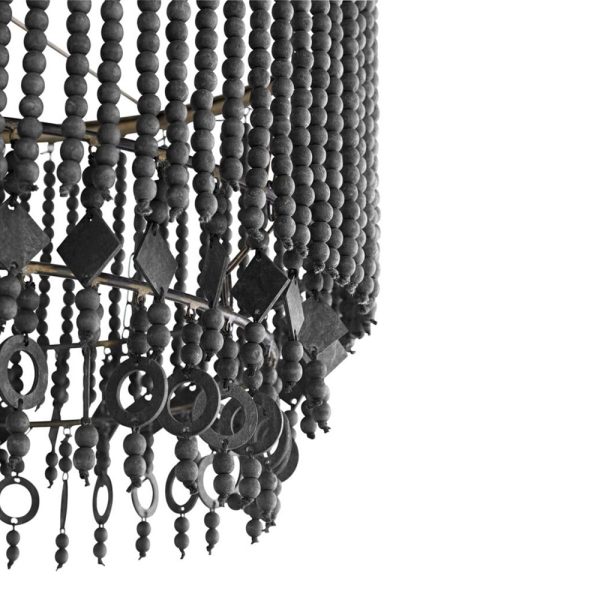 Estrella III Pendant Round – Black - Image 2