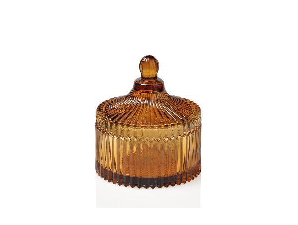 Amber Glass Jar