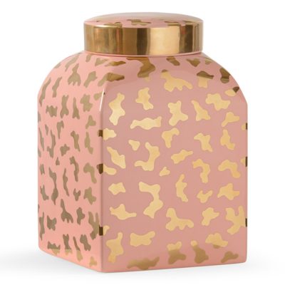 Jungle Ginger Jar - Coral