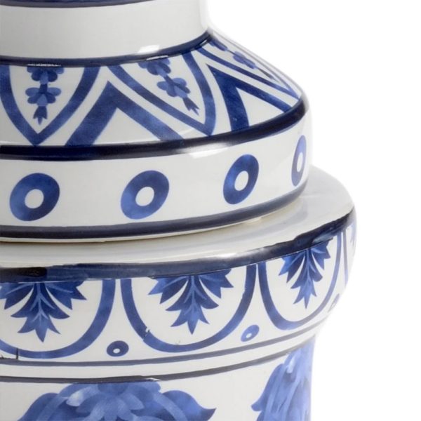 Dynasty Blue and White Flower Vase - Image 3