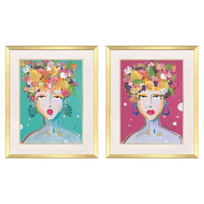 Floral Lady Set of 2